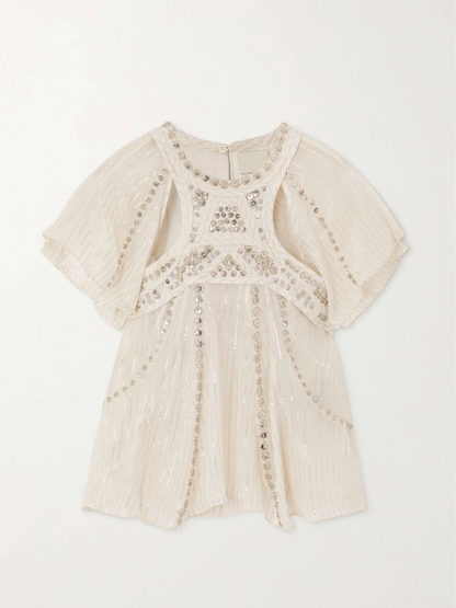 Nora lurex blouse