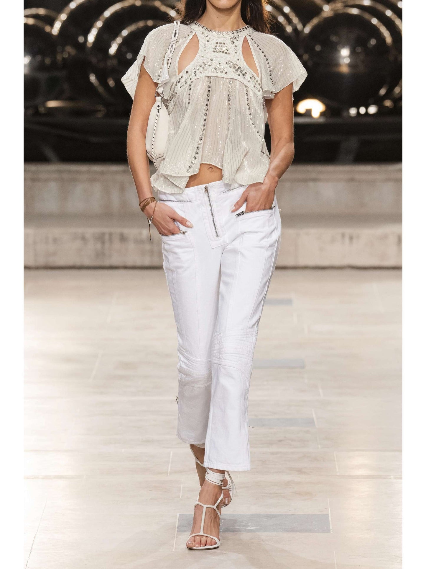 Nora lurex blouse